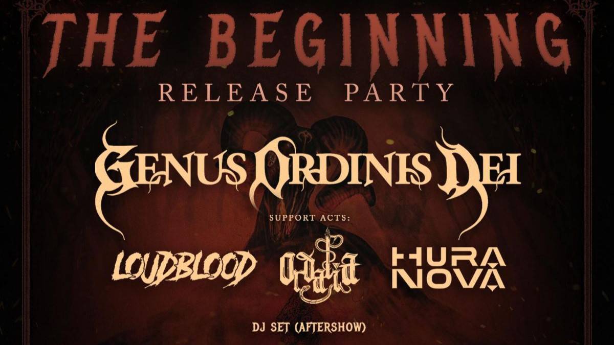 Genus Ordinis Dei The Beginning release party - Rock Nation